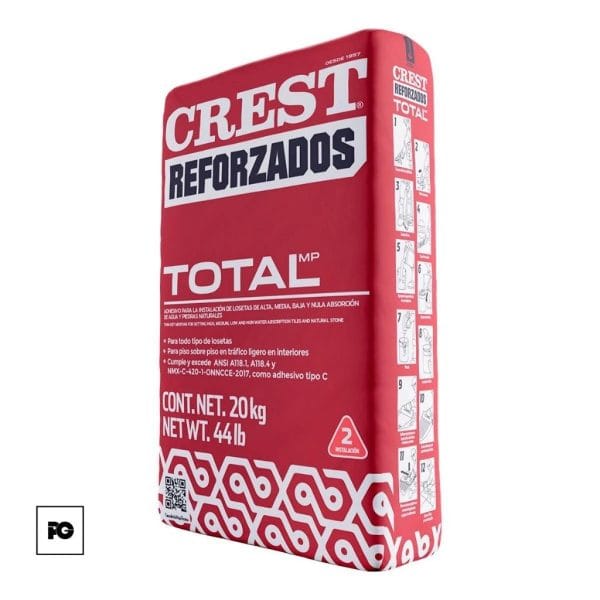 Adhesivo crest total-blanco-20 kg-crest-2-ok | Plomería García