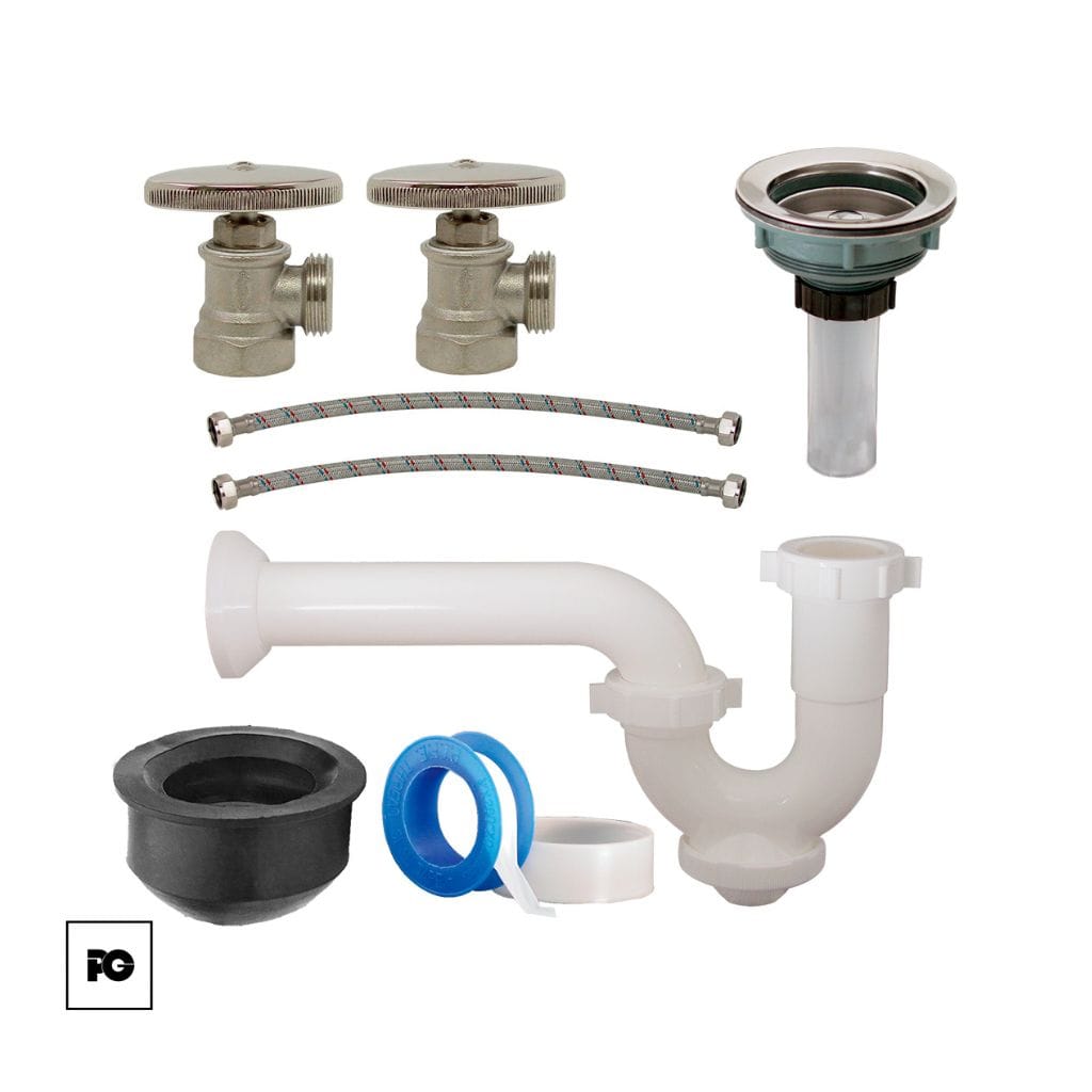 Kit de instalacion de tarja-kitf2-rugo-ok | Plomería García