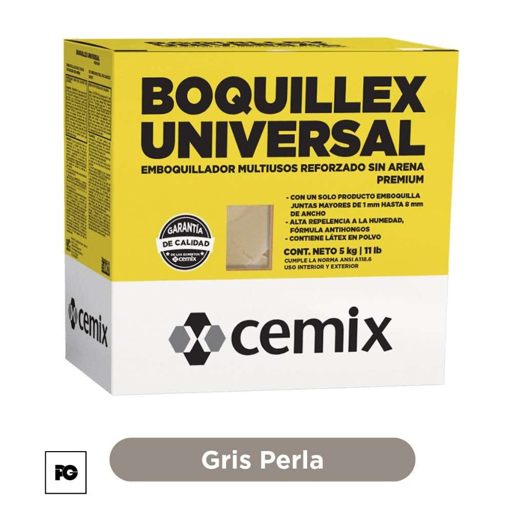emboquillador multiusos-5kg-gris perla-cemix-ok | Plomería García