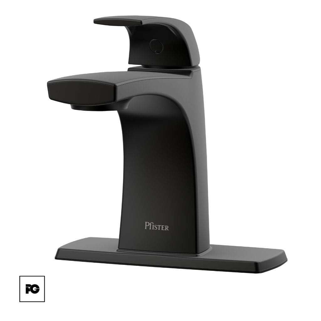 monomando para lavabo-karci negro-LF042KABB-pfister-ok | Plomería García