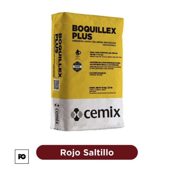 emboquillador con arena-10kg-rojo saltillo-cemix-ok | Plomería García