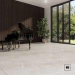Piso porcelanico beige-60x120-brillante-fiore-tendenzza-plomeria garcia-ok | Plomería García
