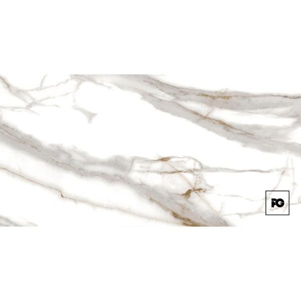 White marble texture with light gray veins and a small pg watermark in the bottom-right corner.